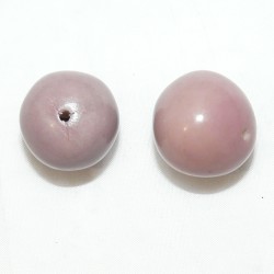 Tagua Perle Boule Vieux rose