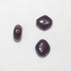 Perle Verre Lozange Violet Opaque