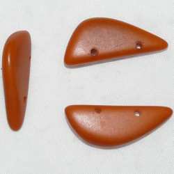 Tagua Perle Fermoir Orange